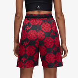 Zion Mesh Print Shorts - Red