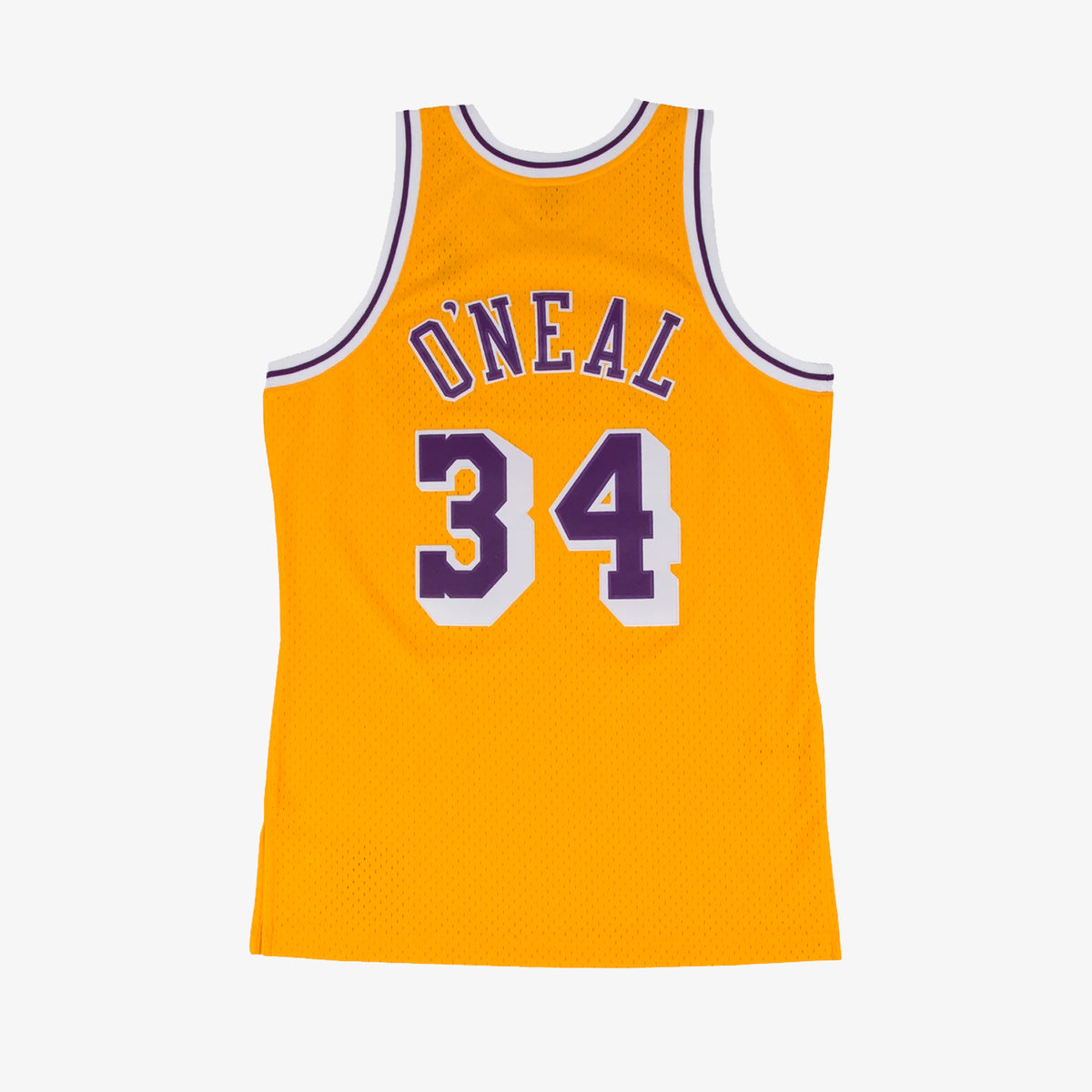 Shaquille O'Neal Los Angeles Lakers Mitchell & Ness Hardwood Classics  1996/97 Split Swingman Jersey - Powder Blue/White
