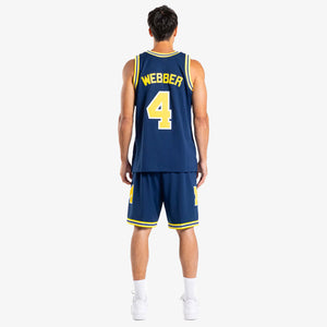 Chris webber michigan wolverines college throwback jersey online
