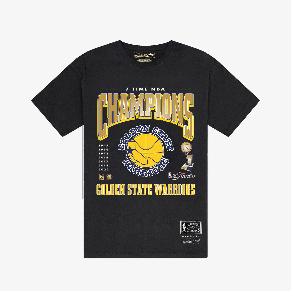Golden State Warriors 2022 NBA Finals Champions Repeat T-Shirt - Black