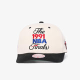 1991 NBA Finals Pro Crown Snapback - White