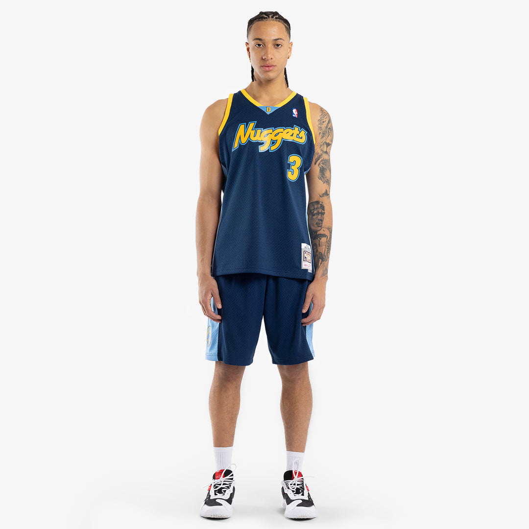 Mitchell & Ness NBA enfant Philadelphia 76Ers Allen Iverson 1996-97 Swingman Maillot Alternatif Bleu de la Collection - FW23 - FR