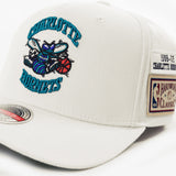 Charlotte Hornets HWC Patch Classic Redline Snapback - Cream