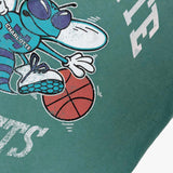 Charlotte Hornets Vintage HWC Big Logo Colour Tee - Faded Aqua