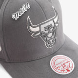 Chicago Bulls Winning Time Pro Crown Snapback - Dark Grey