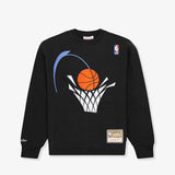 Cleveland Cavaliers Jersey Wordmark Crew Sweatshirt - Black