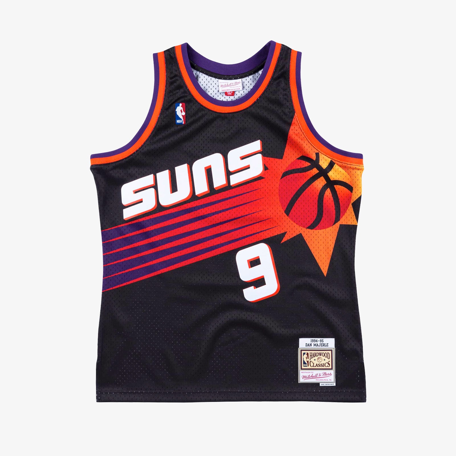 Dan Majerle Phoenix Suns 94-95 HWC Swingman Jersey - Black - Throwback