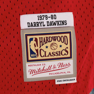Mitchell & Ness Darryl Dawkins Philadelphia 76ers Royal 1976-77 Hardwood Classics Swingman Player Jersey Size: Small
