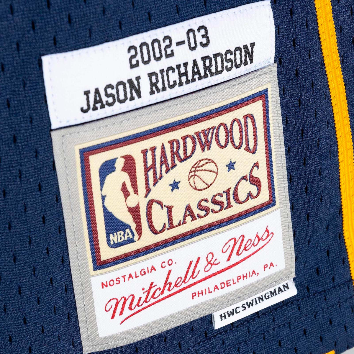 Jason Richardson Golden State Warriors 02-03 HWC Swingman Jersey - Navy