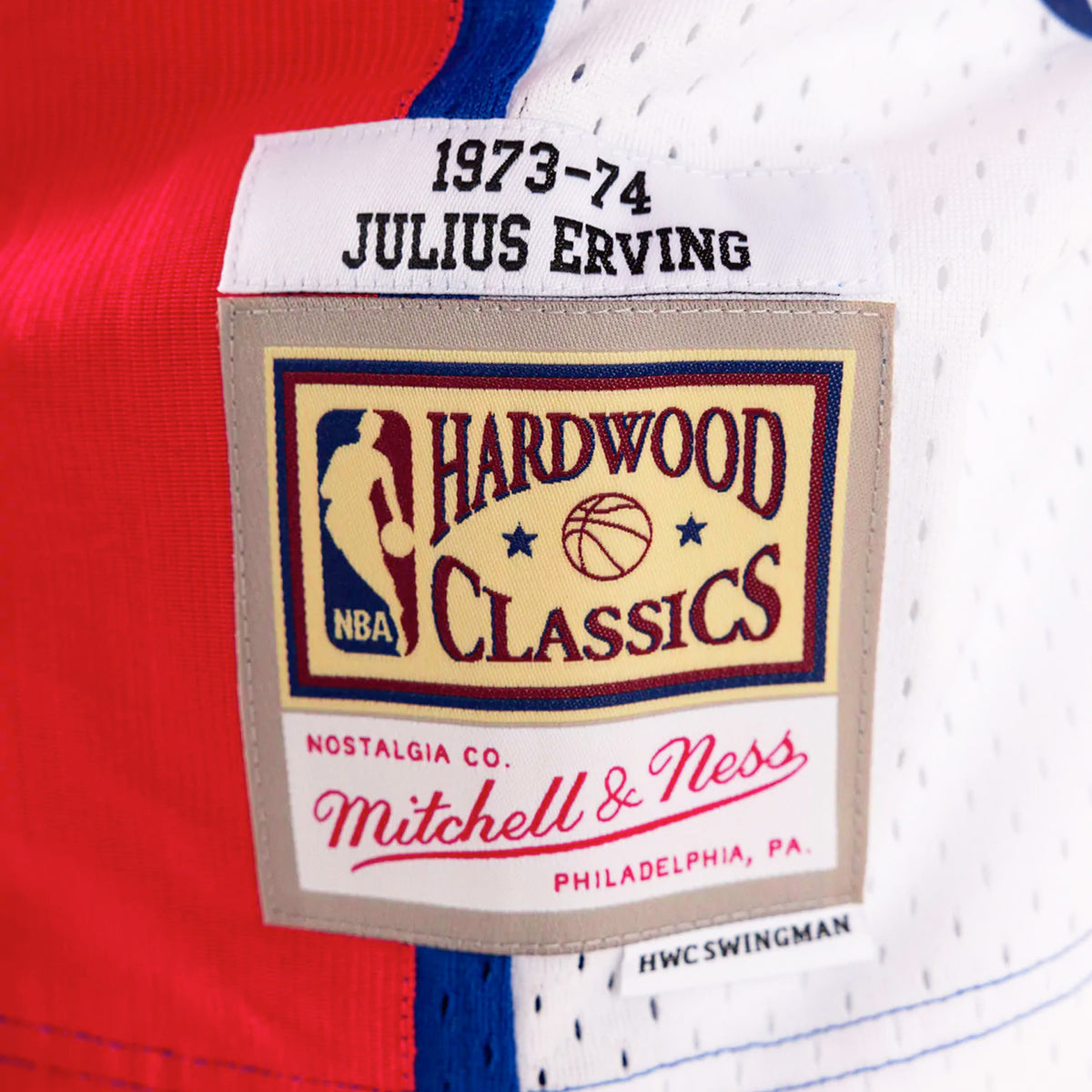 Julius Erving New York Nets 73-74 HWC Swingman Jersey - Royal Blue