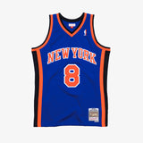 Latrell Sprewell New York Knicks 98-99 HWC Swingman Jersey - Blue