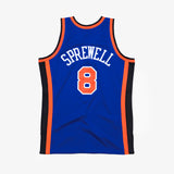 Latrell Sprewell New York Knicks 98-99 HWC Swingman Jersey - Blue