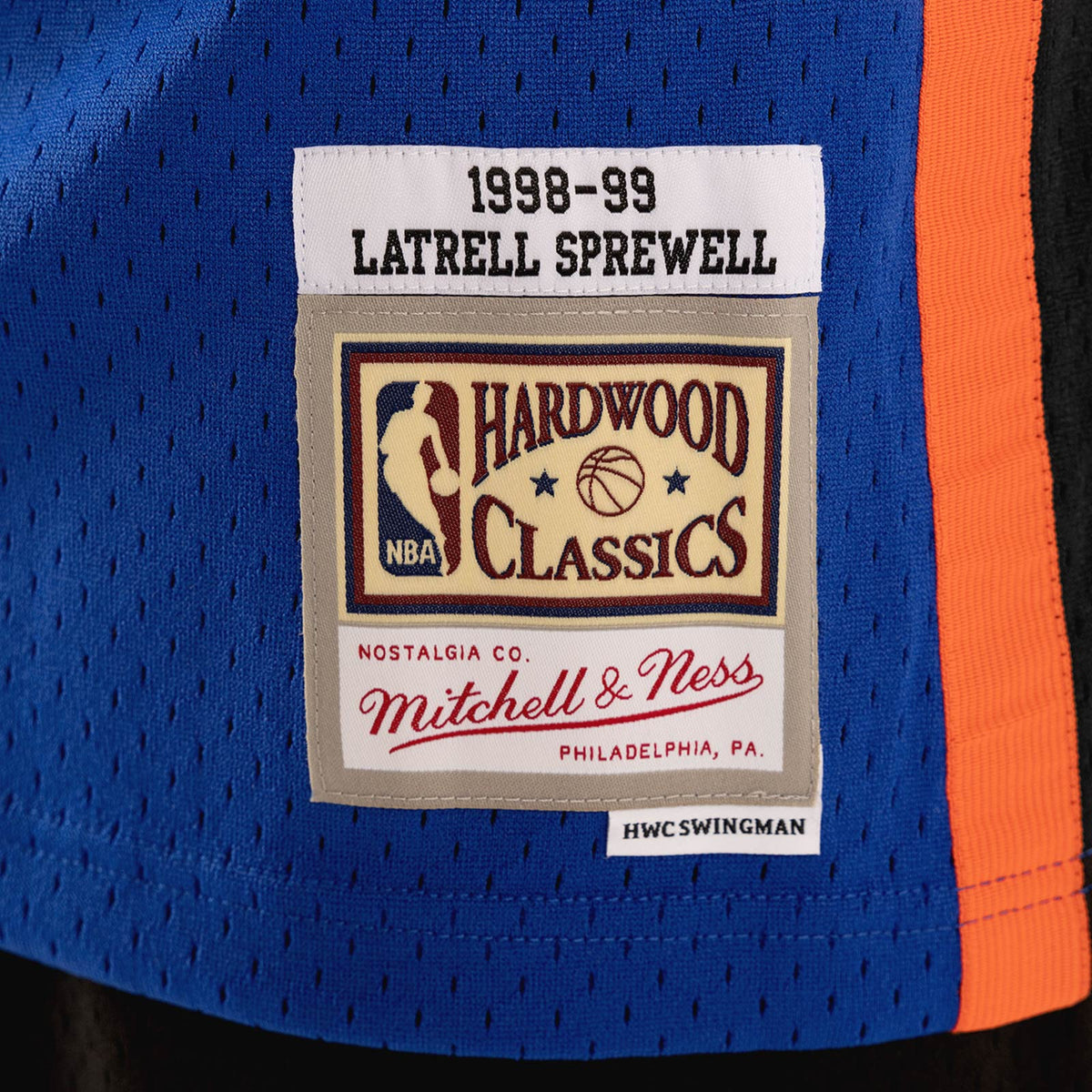 Latrell Sprewell 98-99 Hardwood Classic Swingman NBA Jersey