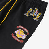 Los Angeles Lakers 3 In A Row Vintage Sweatpants - Faded Black