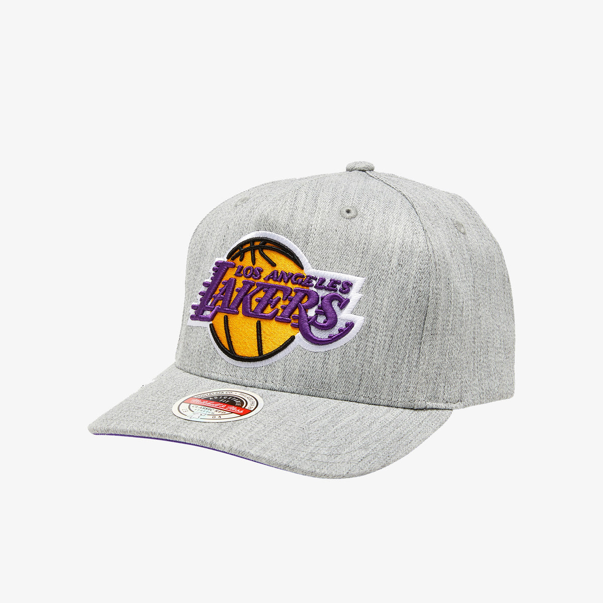 Los Angeles Lakers Team Heather Snapback - Grey