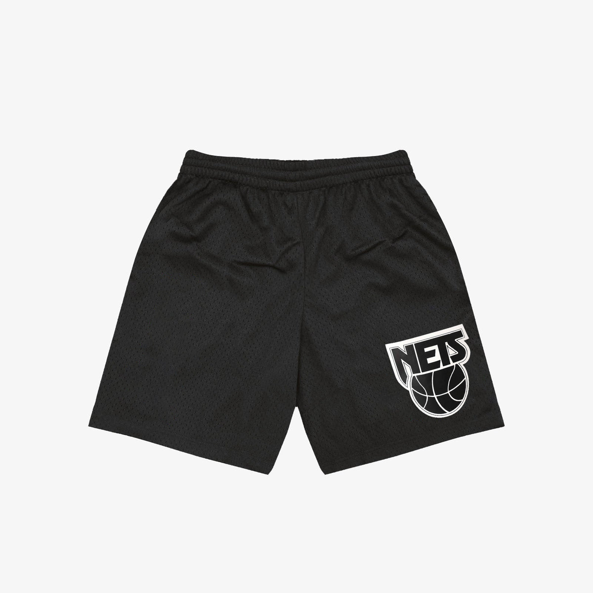 New Jersey Nets Mesh Court Shorts - Black