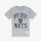 New Jersey Nets Vintage HWC Ivy Arch Tee - Faded Fog Grey