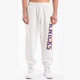 New York Knicks Lay Up Sweatpants - White Marle