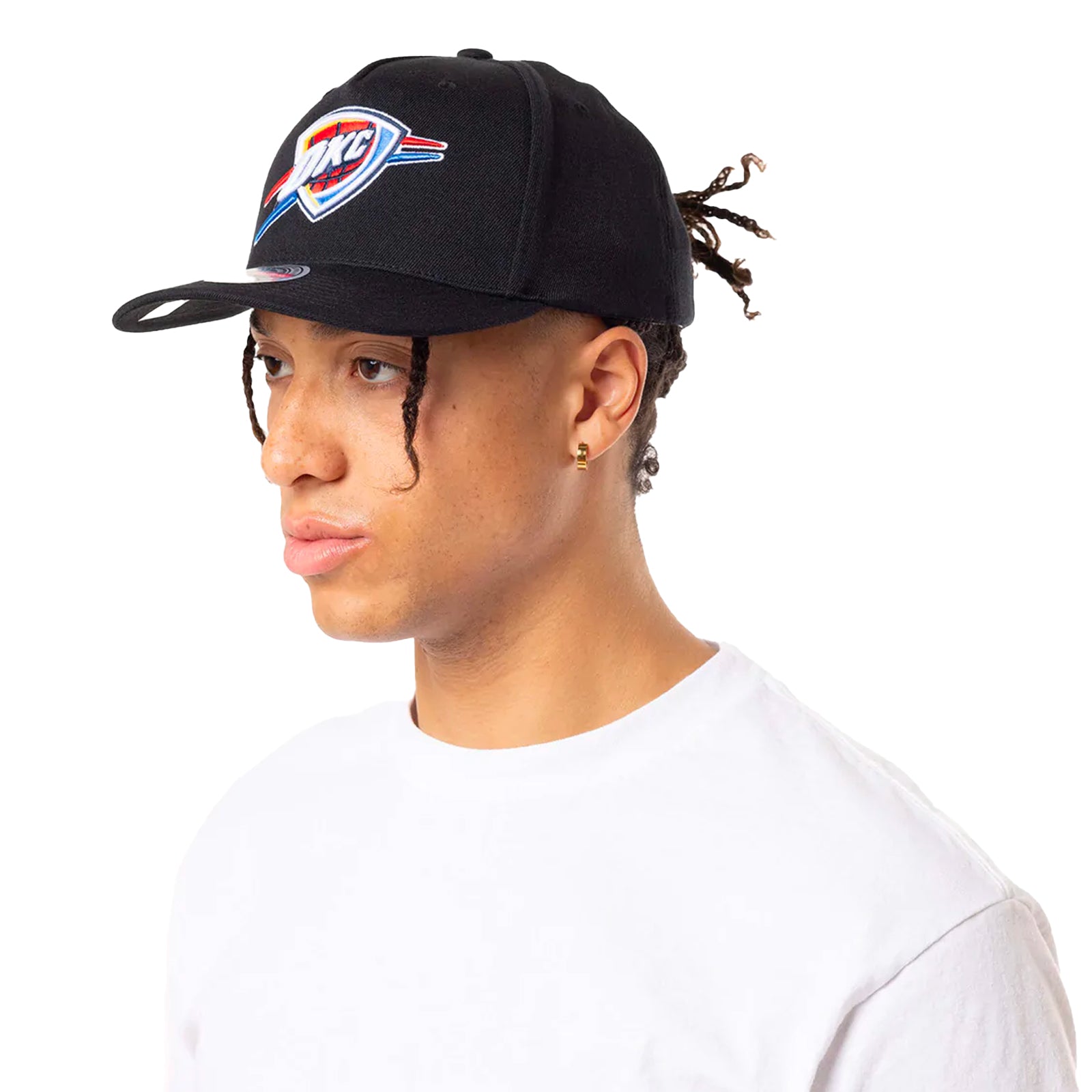 Oklahoma City Thunder Colour Team Logo Classic Redline Snapback – Throwback