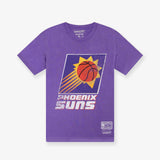 Phoenix Suns Vintage HWC Big Logo Colour Tee - Faded Deep Purple