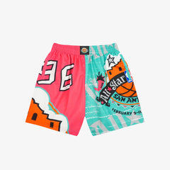 San Antonio 1996 All Star Jumbotron 3.0 Mesh Shorts Pink