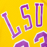 Shaquille O’Neal Louisiana State University 90-91 HWC Swingman Jersey - Yellow