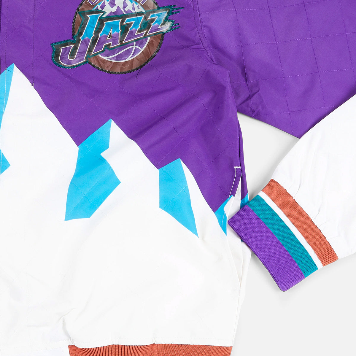 Utah Jazz 75th Anniversary Warm Up Jacket - Purple