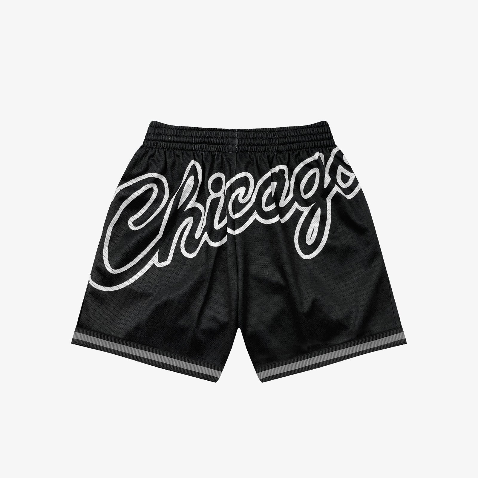 Chicago bulls shorts with 2024 bulls on the front