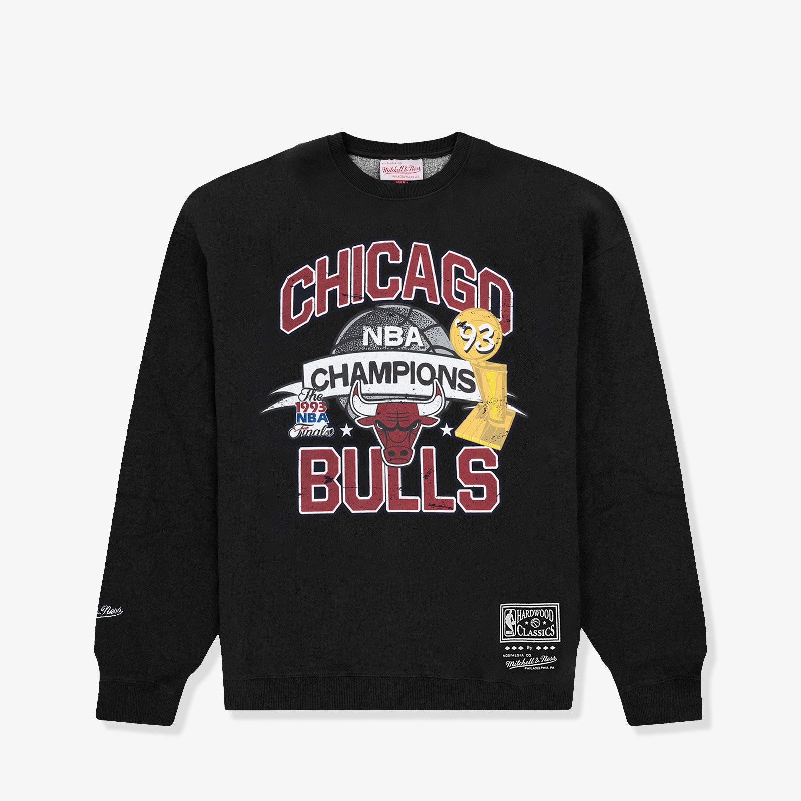 ADIDAS Men Black Chicago Bulls Printed PRICE PT TRACK Sweatshirt