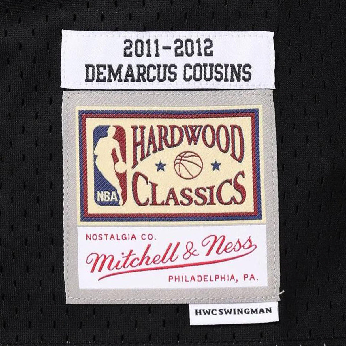 Mitchell & Ness Black/purple Sacramento Kings Hardwood Classics