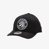 Toronto Raptors Black & White Team Logo Classic Redline Snapback