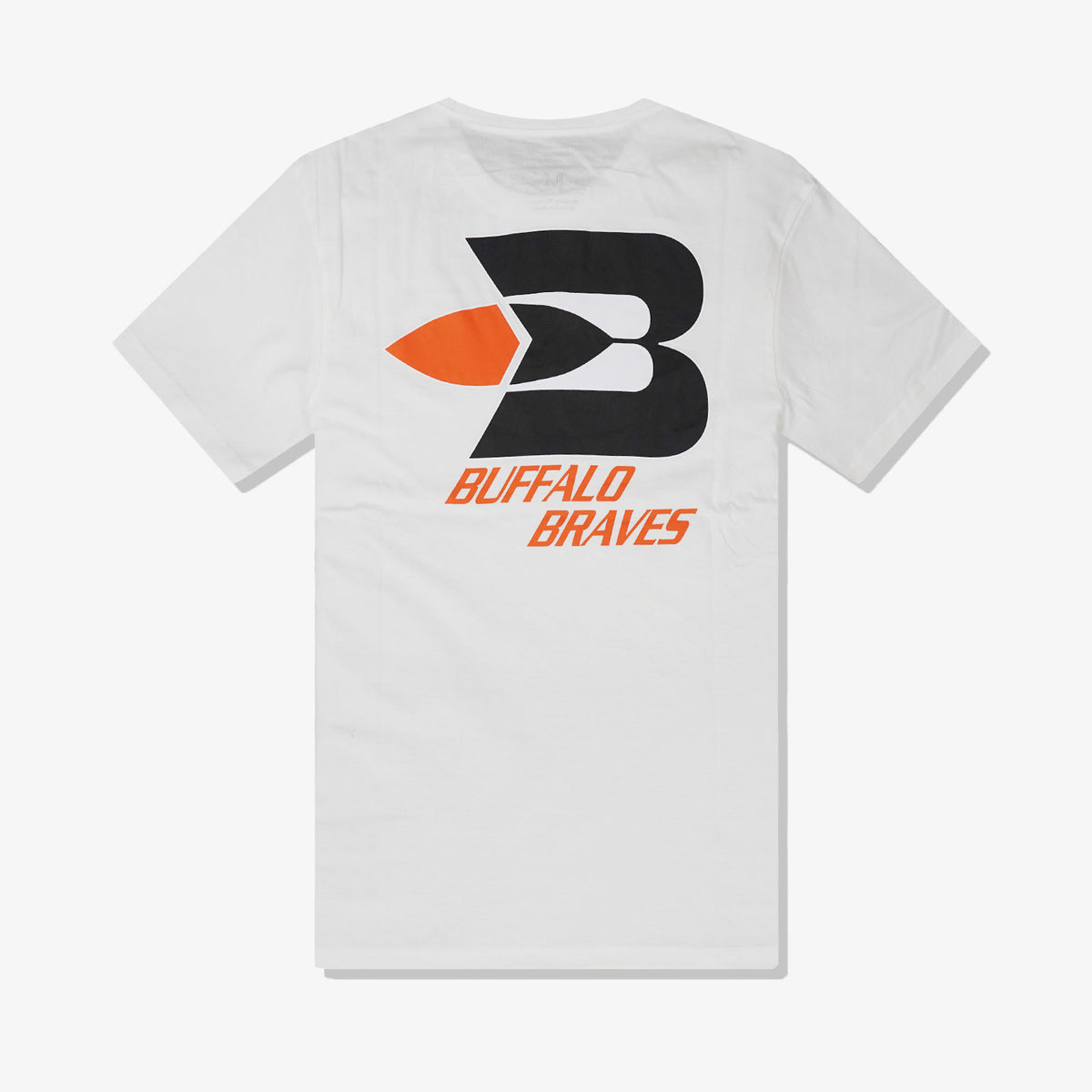 Buffalo Braves Retro Repeat Logo T-Shirt - White
