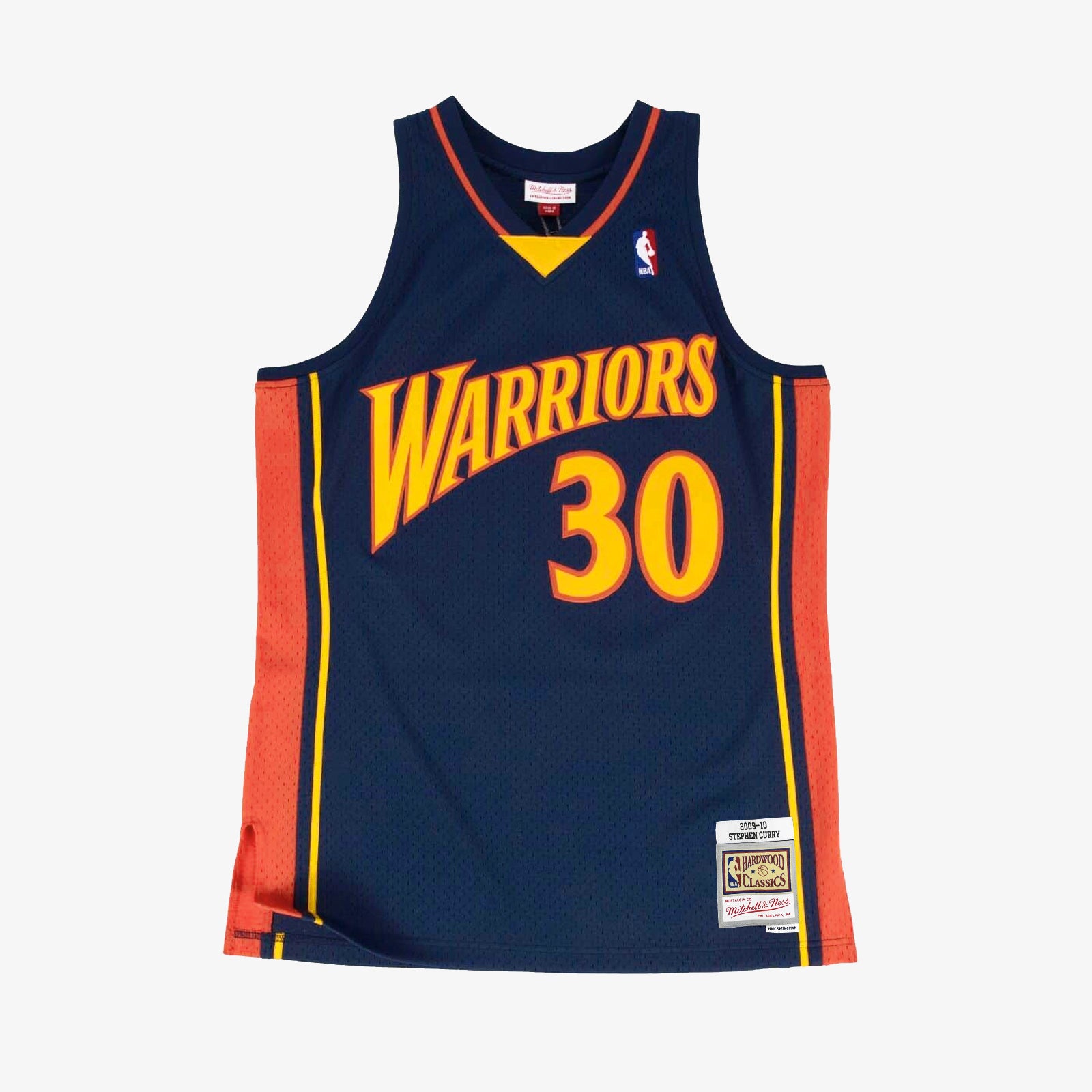 Golden State Warriors Stephen Curry 2009 - 10 Hardwood Classics Jersey -  Navy - Youth