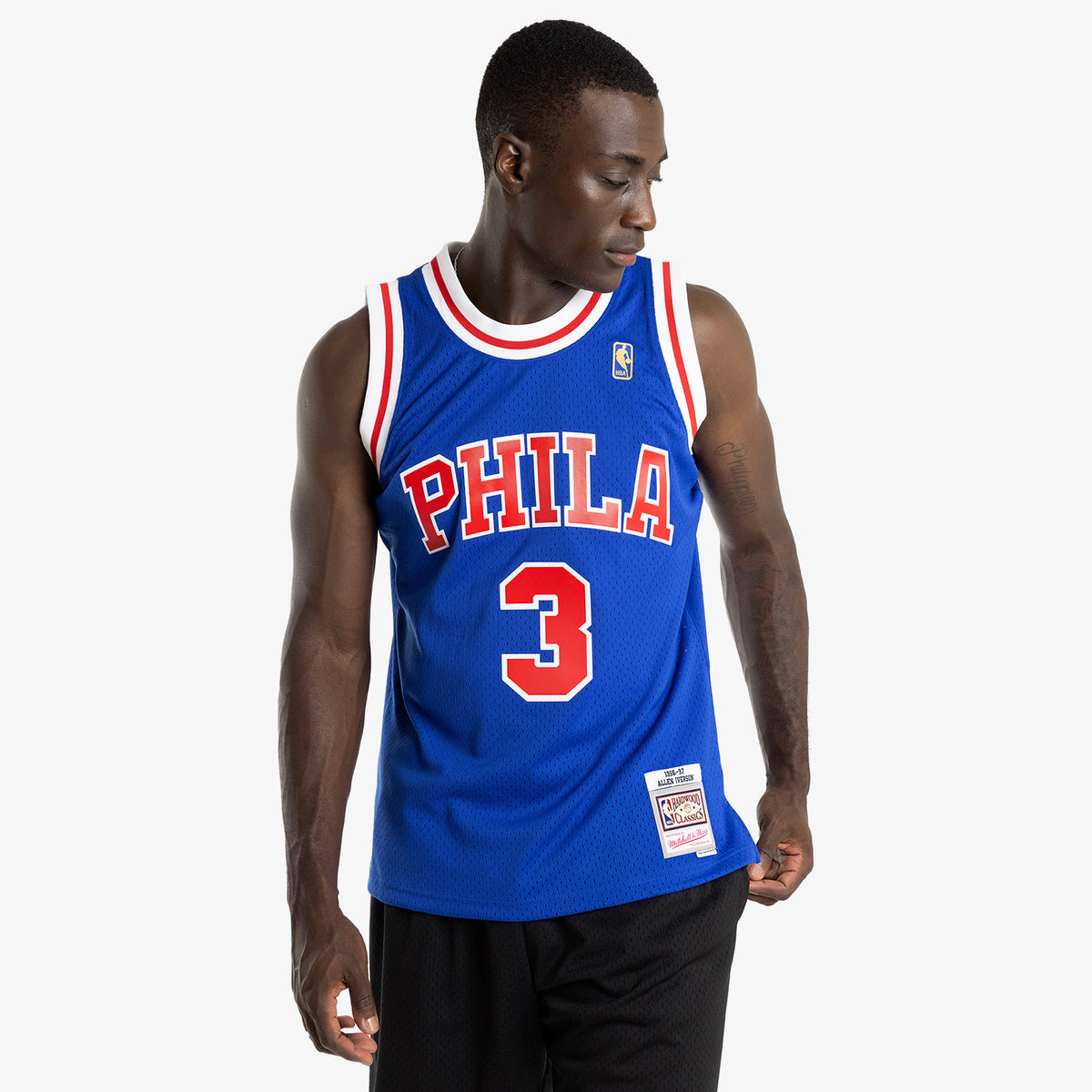 Allen Iverson Philadelphia 76ers 96-97 HWC Swingman Jersey - Royal