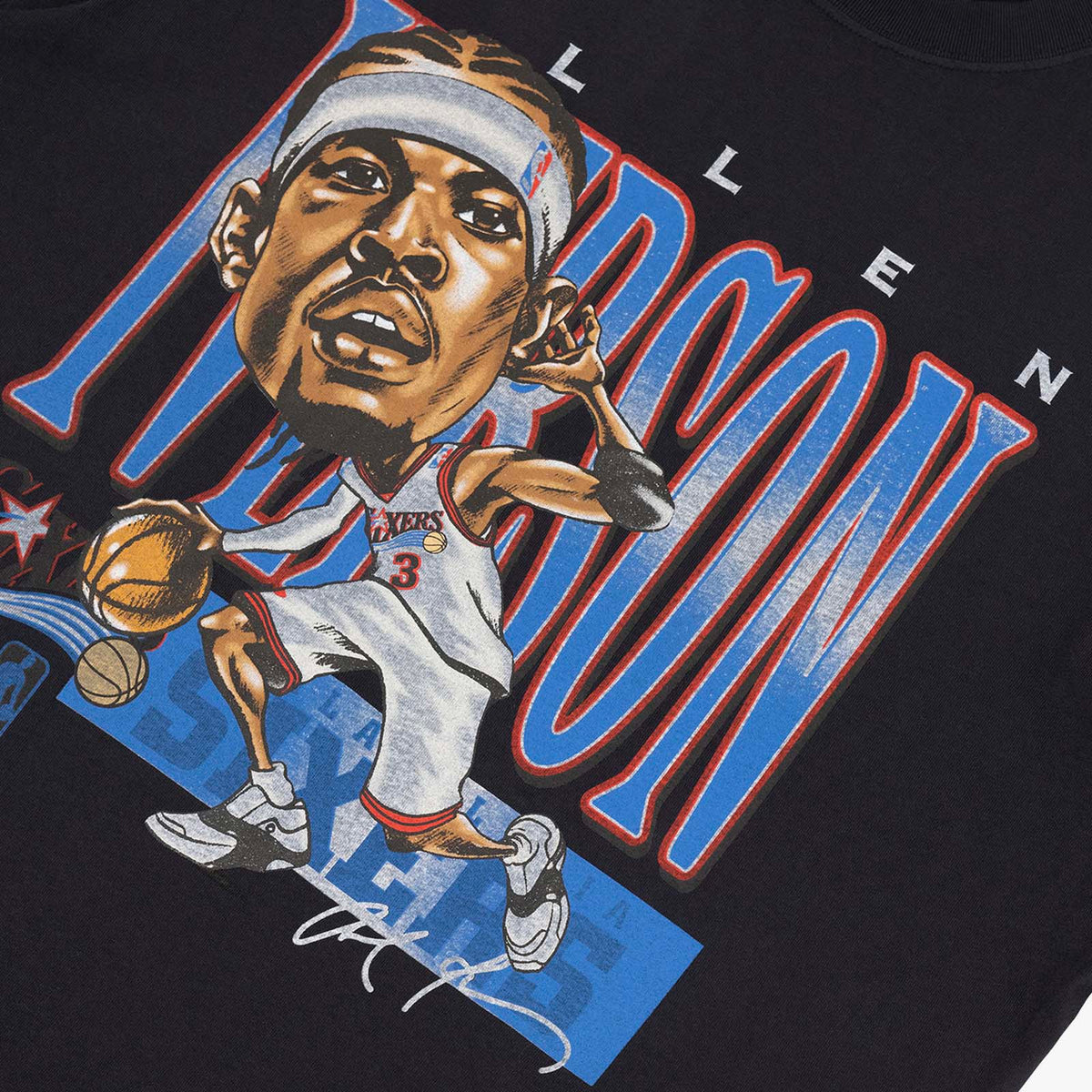 Moon Best Print Allen Iverson Philadelphia 76ers Vintage Draft Day NBA T-Shirt/Unisex Tee/3XL