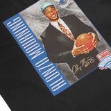 Alonzo Mourning Charlotte Hornets Draft Day Tee - Faded Black