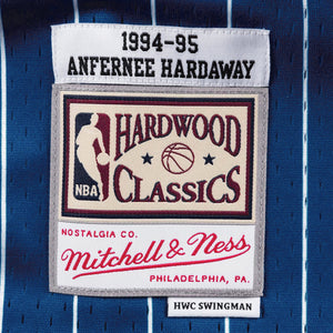 Men's Mitchell & Ness Penny Hardaway Royal Orlando Magic Mesh T-Shirt 