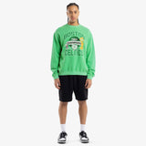 Boston Celtics Team History Crew Sweatshirt - Faded Green