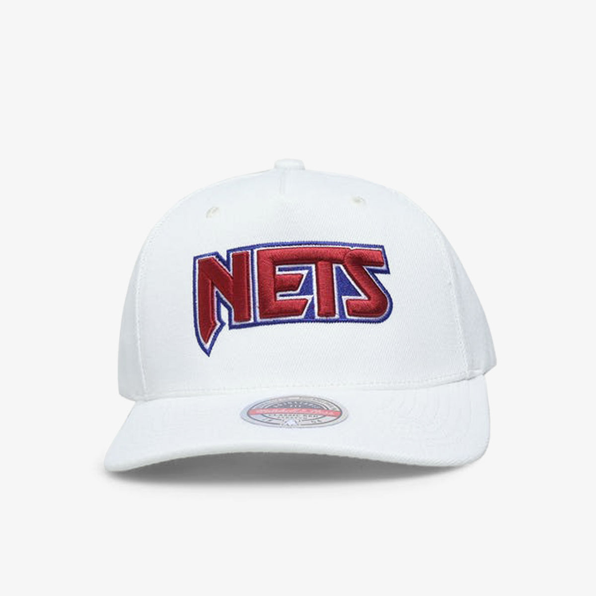 Brooklyn Nets Vintage White Classic Redline Snapback