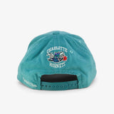 Charlotte Hornets Cord Arch Deadstock Snapback - Teal