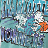 Charlotte Hornets Incline Stack Vintage Tee - Faded Aqua