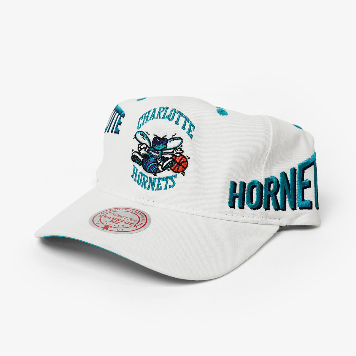 Charlotte Hornets Reppin Retro Deadstock Snapback - White