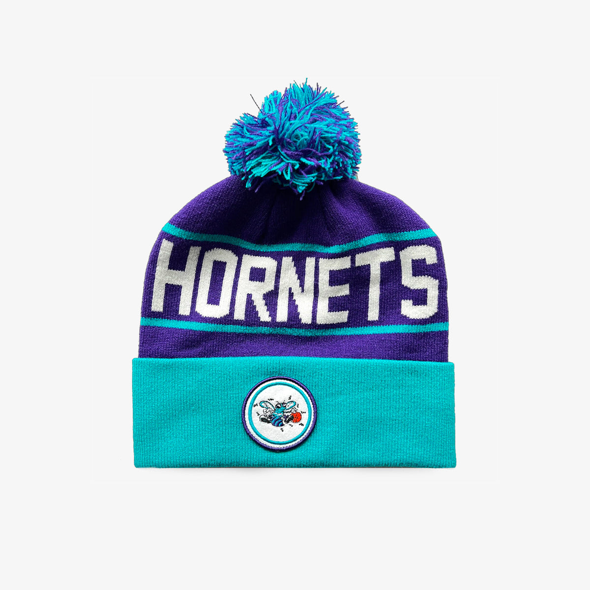 Charlotte Hornets Team Pom Beanie - Teal