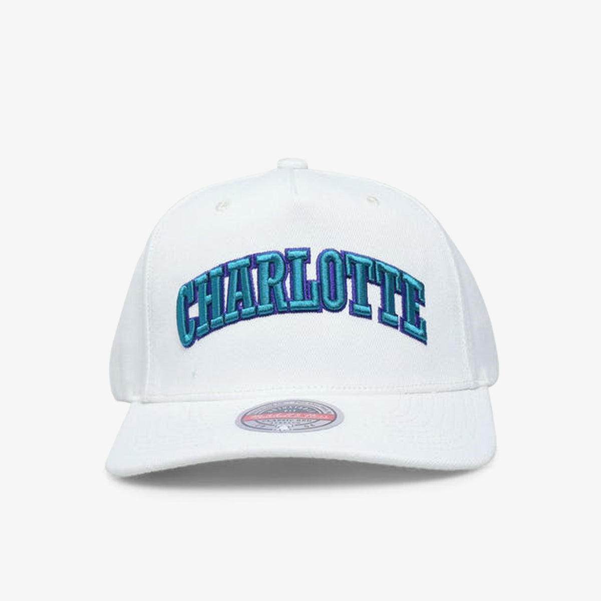 Charlotte Hornets Vintage White Classic Redline Snapback