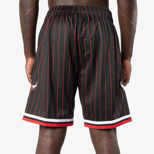 Chicago bulls clearance pinstripe shorts