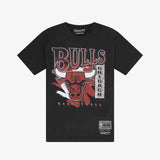 Chicago Bulls Brush Off Tee - Faded Black