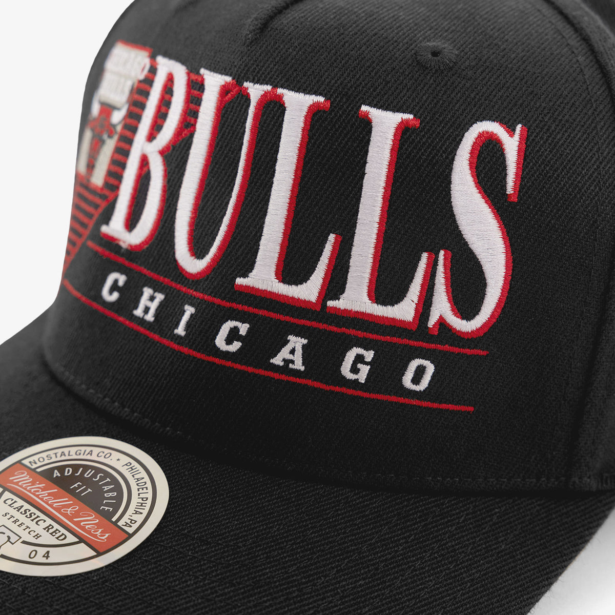 Mitchell & Ness, Accessories, Mitchell Ness Chicago Bulls Nba Snapback  Pro Crown Fit Red Black