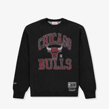 Chicago Bulls Ivy Arch Crew Sweatshirt - Faded Black