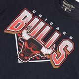 Chicago Bulls Metallic Shadow Tee - Faded Black
