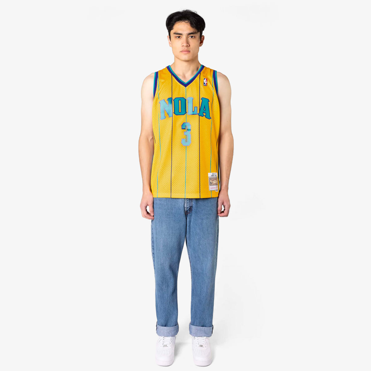 Chris Paul New Orleans Hornets 10 11 HWC Swingman Jersey Yellow